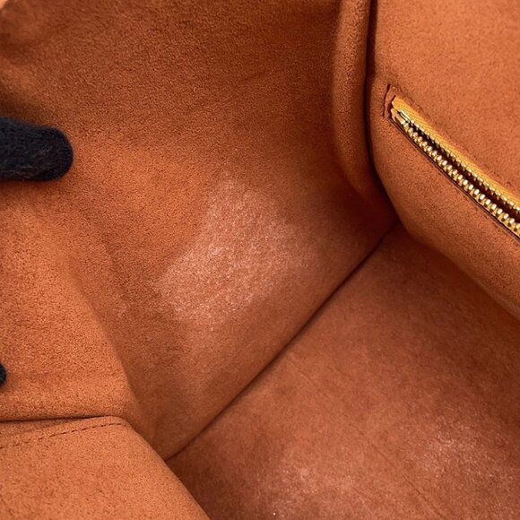 LOUIS VUITTON Fold tote Size PM Monogram/Calf Leather Cerise/Cream/Brown M45389 - Picture 10 of 16